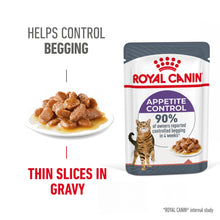 Load image into Gallery viewer, Royal Canin Appetite Control Care in Gravy Adult Wet Cat Food 12 x 85g
