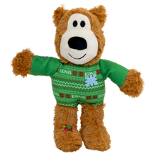 Load image into Gallery viewer, KONG Holiday Wild Knots Sweater Bear Green Medium/Large
