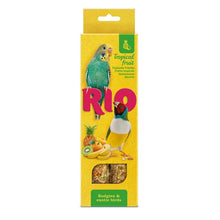 Load image into Gallery viewer, RIO Sticks for Budgies and Exotic Birds with Tropical Fruit 2x40g pack
