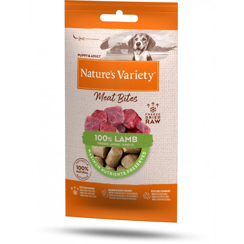 Nature's Variety Freeze Dried Meat Bites For Adult Dogs 20x20g