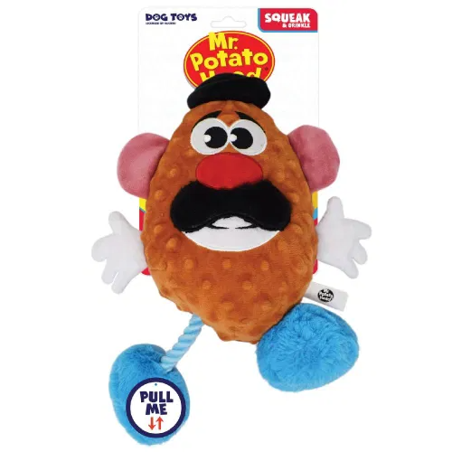 Hasbro Dog Toys Squeak and Crinkle Mr. Potato Head