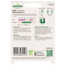 Load image into Gallery viewer, Unwins Herbal Tea Seed Bundle
