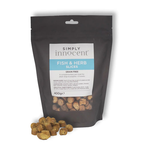 Simply Innocent - Fish & Herb Slices Adult Dog - 400G