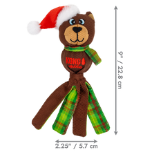 Load image into Gallery viewer, KONG Holiday Wubba Reindeer/Bear Assorted Small
