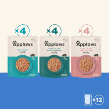 Load image into Gallery viewer, Applaws Cat Pouch Fish Selection in Jelly 12 Pack of 70g
