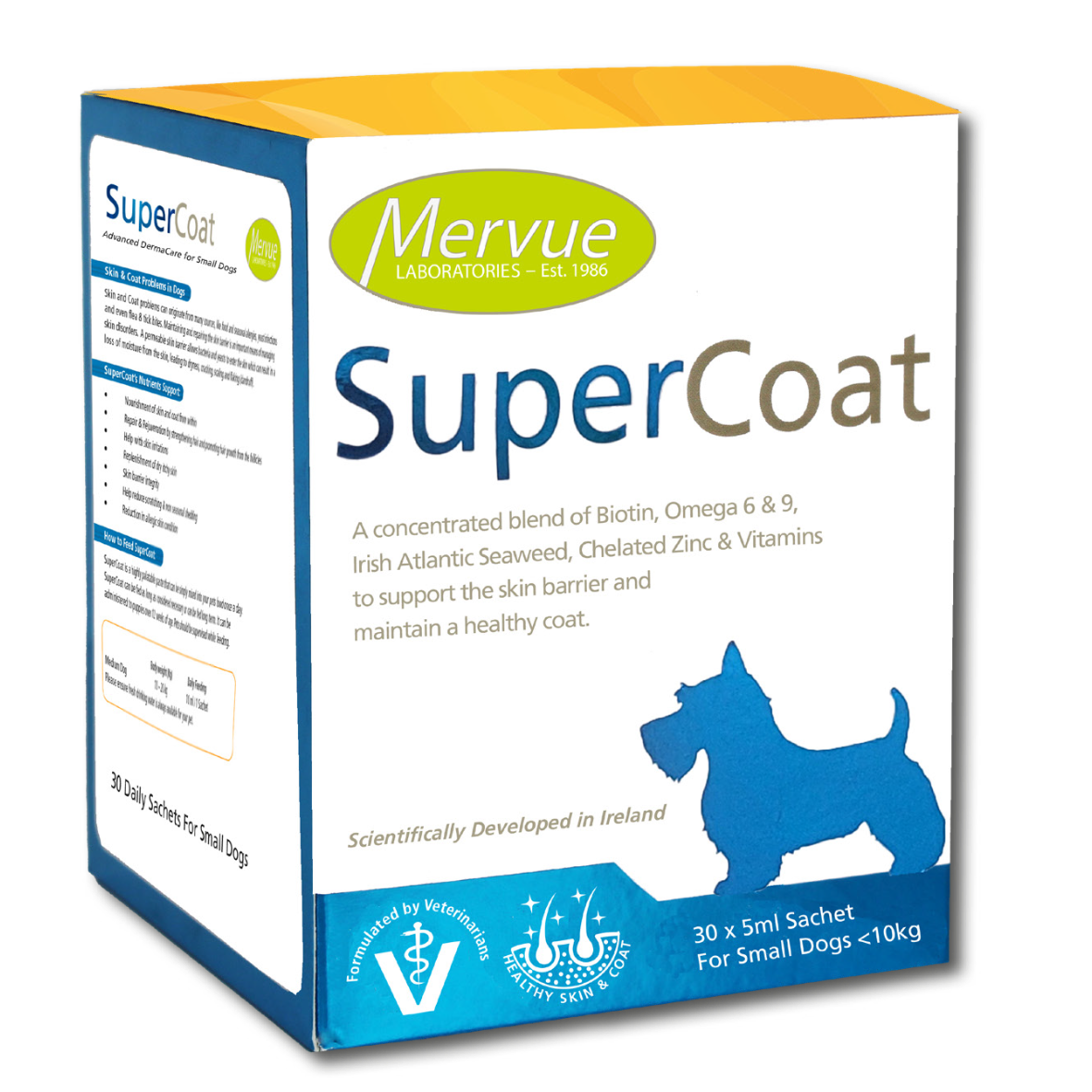 Mervue SuperCoat Vitamin Blend For Skin & Coat For Small Breeds