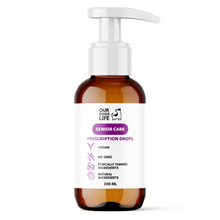 Load image into Gallery viewer, Our Dogs Life Senior Care Prescription Drops 200ml
