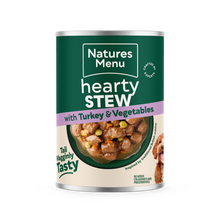 Load image into Gallery viewer, Natures Menu Hearty Stew Multipack Chicken &amp; Turkey For Adult Dogs 6 x 415g
