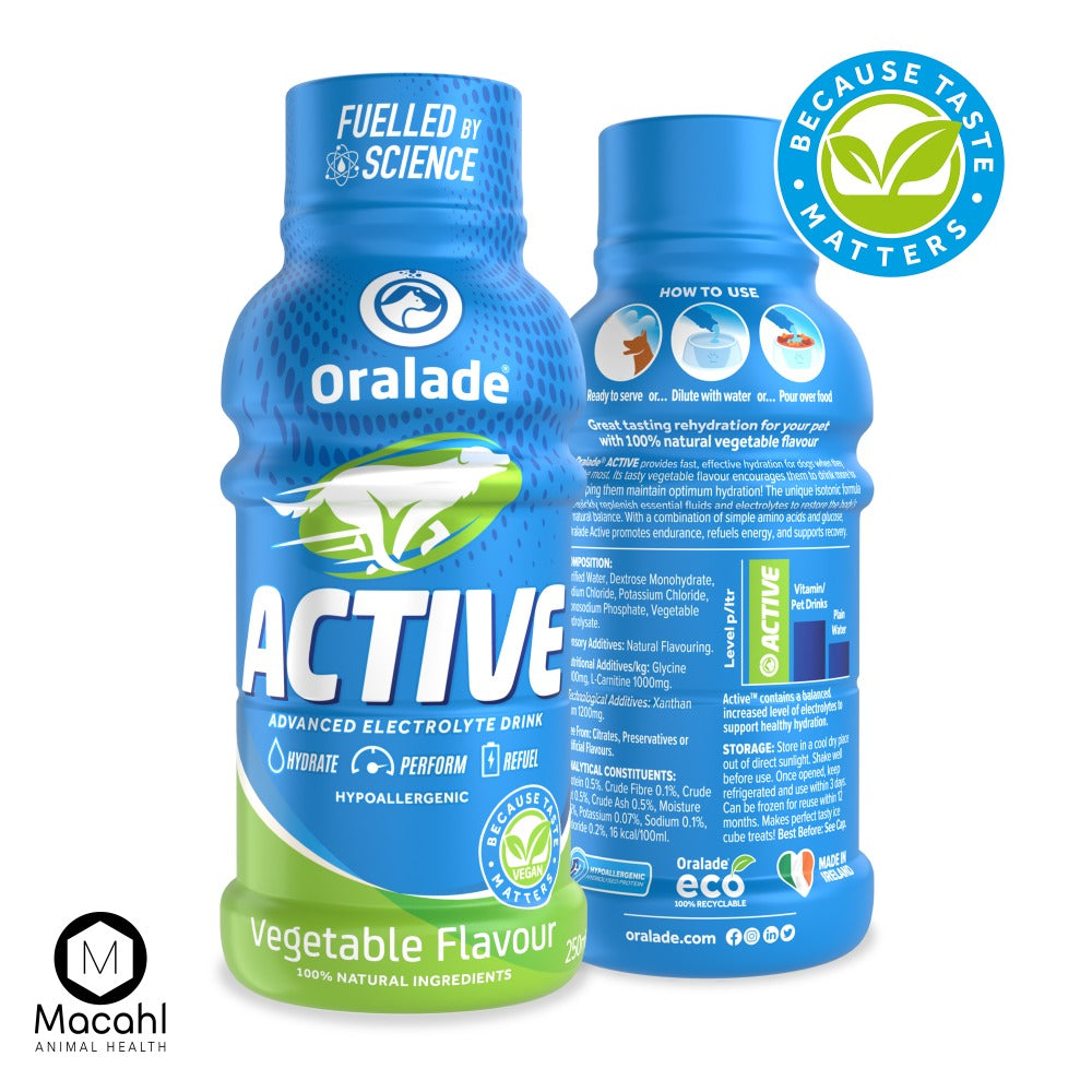 Oralade Active Isotonic Hydration Fluid For Dogs 250ml