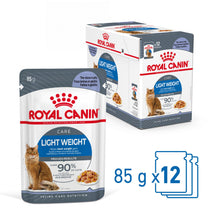 Load image into Gallery viewer, Royal Canin Light Weight Care in Jelly Adult Wet Cat Food For Cats 12 x 85g

