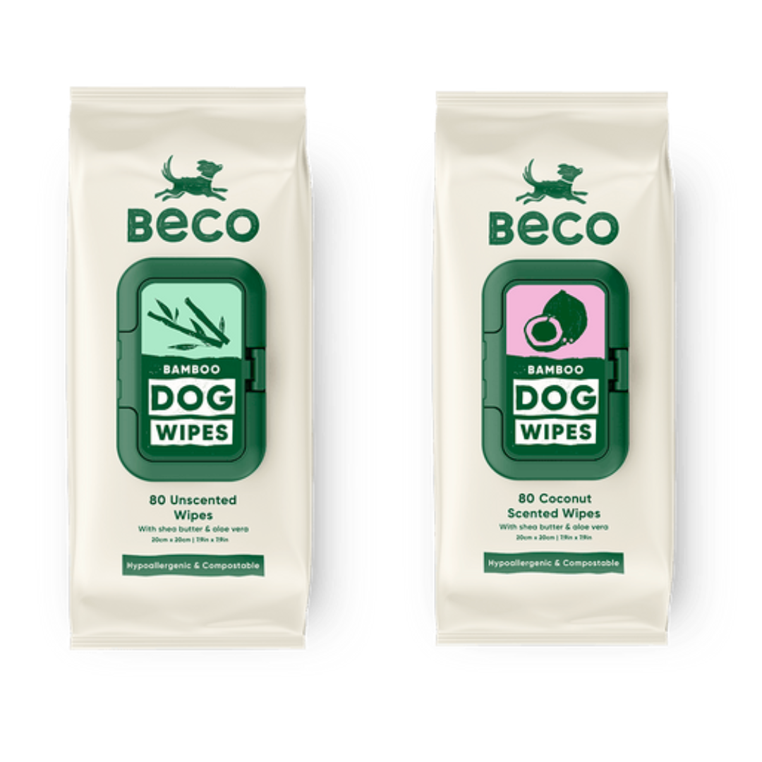 Beco Bamboo Dog Wipes- Various Scents