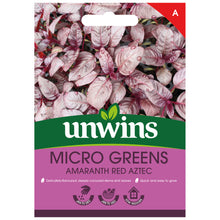 Load image into Gallery viewer, MicroGreens Amaranth Red Aztec
