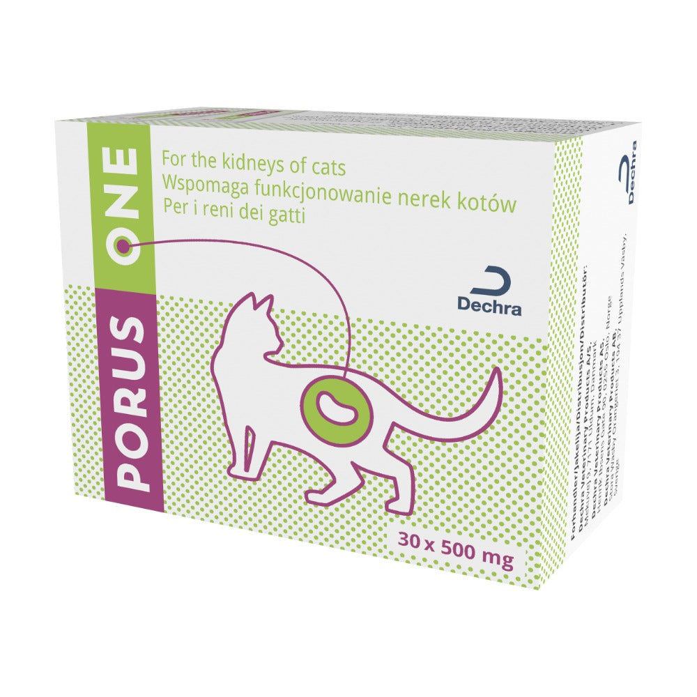 Dechra Porus One Kidney Support For Cats 30 x 500mg