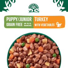 Load image into Gallery viewer, James Wellbeloved Grain Free Puppy Dog Food Turkey in Gravy Pouch 90g x 12
