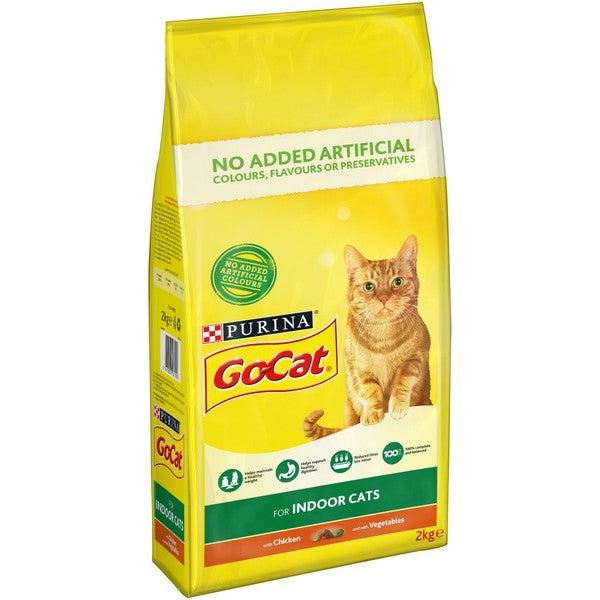 Go Cat Complete Indoor Cat Chicken and Added Vegetables 2kg