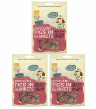 Load image into Gallery viewer, Good Boy Pigs In Blankets 80g Dog Treat Pouches 

