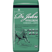 Load image into Gallery viewer, Dr John Hypoallergenic Dog Food 12.5kg – Complete Dry Food for Sensitive Dogs | Available in Duck &amp; Salmon, Chicken or Lamb &amp; Rice | VAT Free
