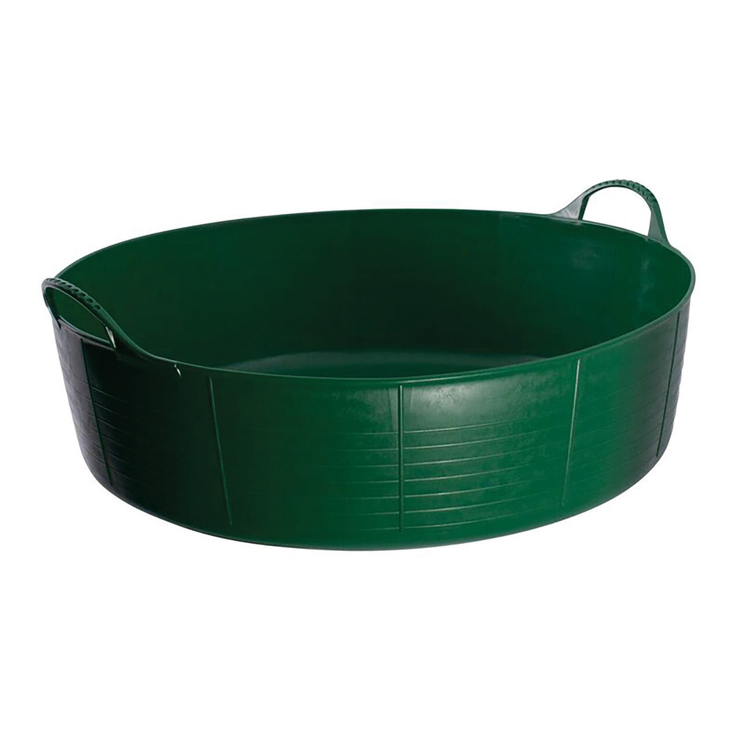 Red Gorilla Tubtrug Flexible Shallow Bucket Green - Large 35 Litre 