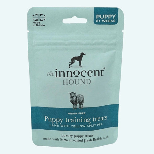 The Innocent Hound - Puppy Training Treats - Lamb with Yellow Split Pea - 70g Short Dated 26/11/25