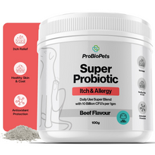 Load image into Gallery viewer, ProBioPets Super Probiotic Itch &amp; Allergy Powder 100g
