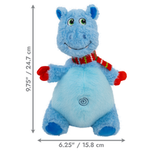 Load image into Gallery viewer, KONG Holiday Knots Belly Hippo Blue Medium/Large
