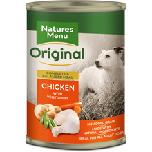 Load image into Gallery viewer, Natures Menu Original Wet Dog Food Cans 12 x 400g
