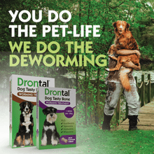 Load image into Gallery viewer, Drontal Tasty Bone XL Wormer Tablets, Convenient for Large Dogs (Over 20kg), All Pack Sizes
