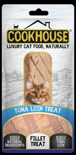 Load image into Gallery viewer, COOKHOUSE Luxury Cat Treats - 100% Tuna Loin Fillet 12X 30g - NATURAL NUTRITION
