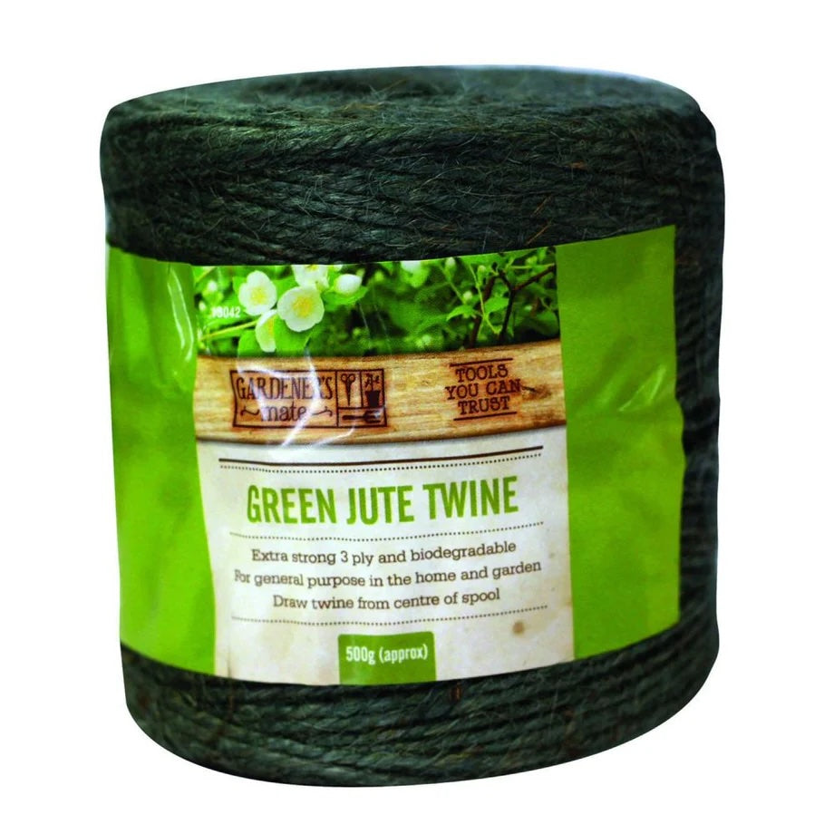 Gardman Jute Twine Natural/Green 100g/250g/500g 
