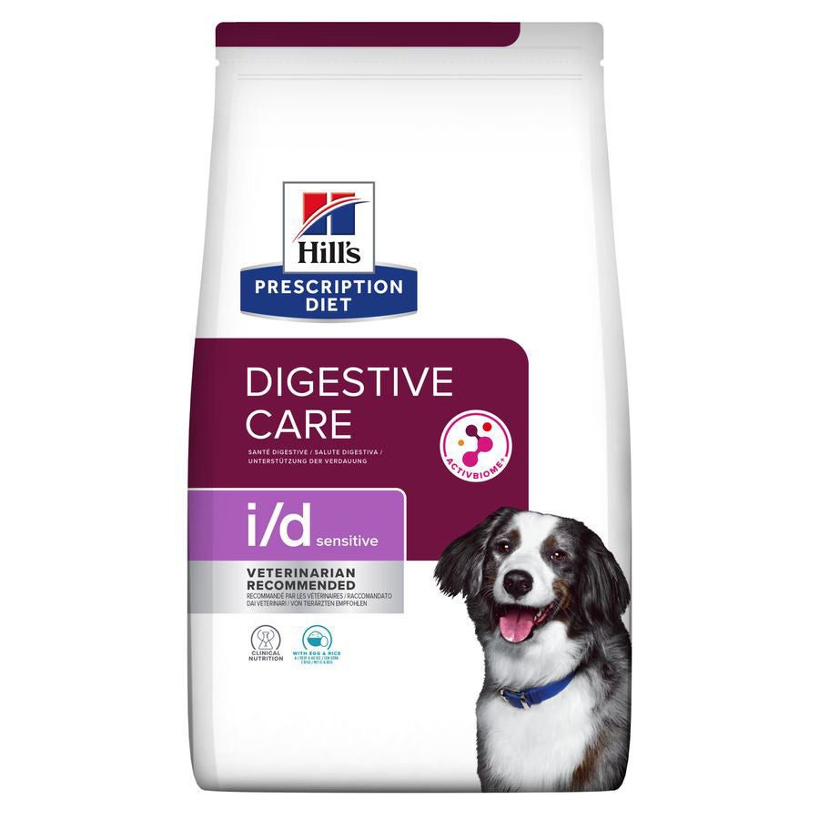 Hill's Prescription Diet i/d Sensitive Digestive Care Dry Dog Food with Egg & Rice 12kg Bag