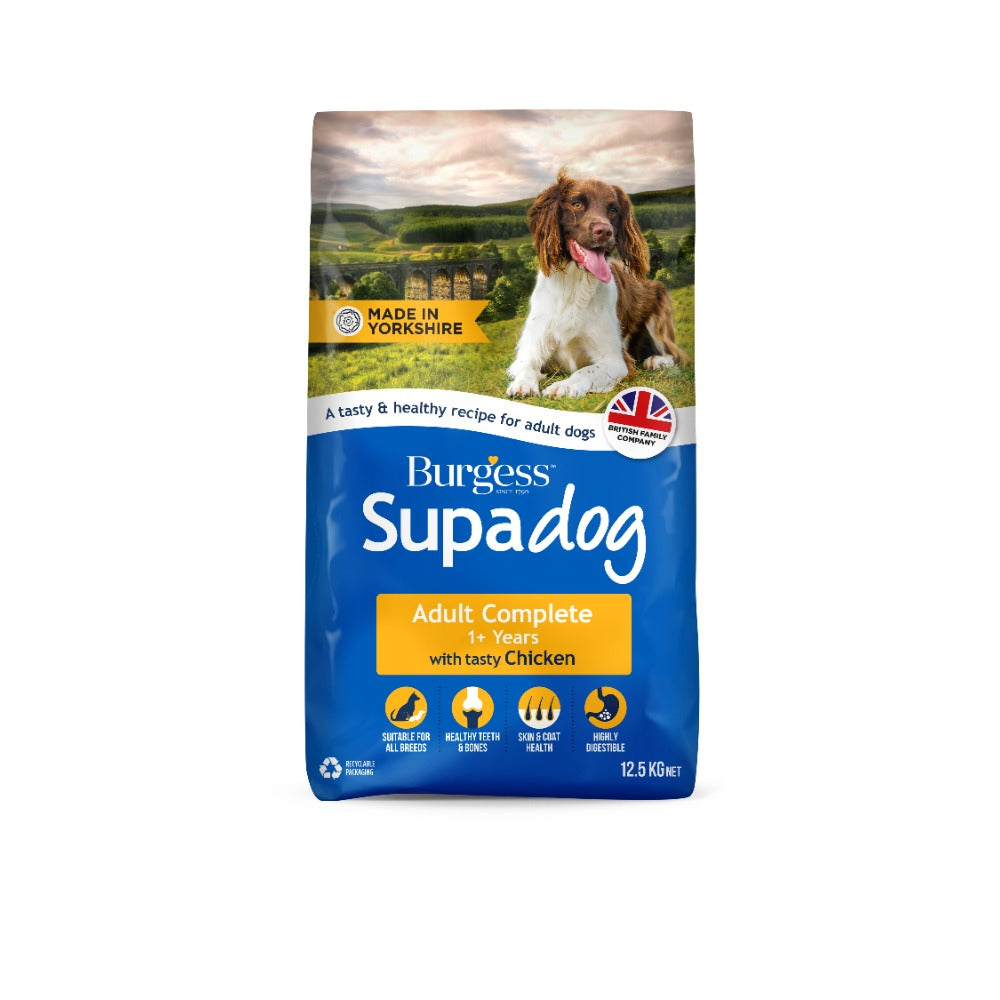Burgess Supadog Adult Dog Food With Chicken 12.5kg