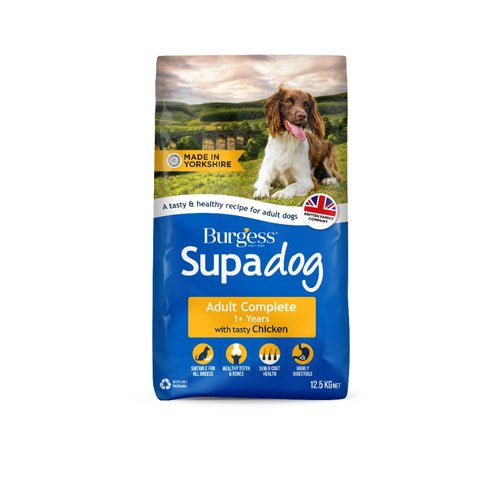 Burgess Supadog Adult Dog Food With Chicken 12.5kg