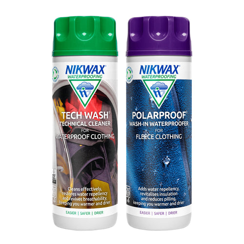 Nikwax Tech Wash/Polar Proof Twin Pack 300ml