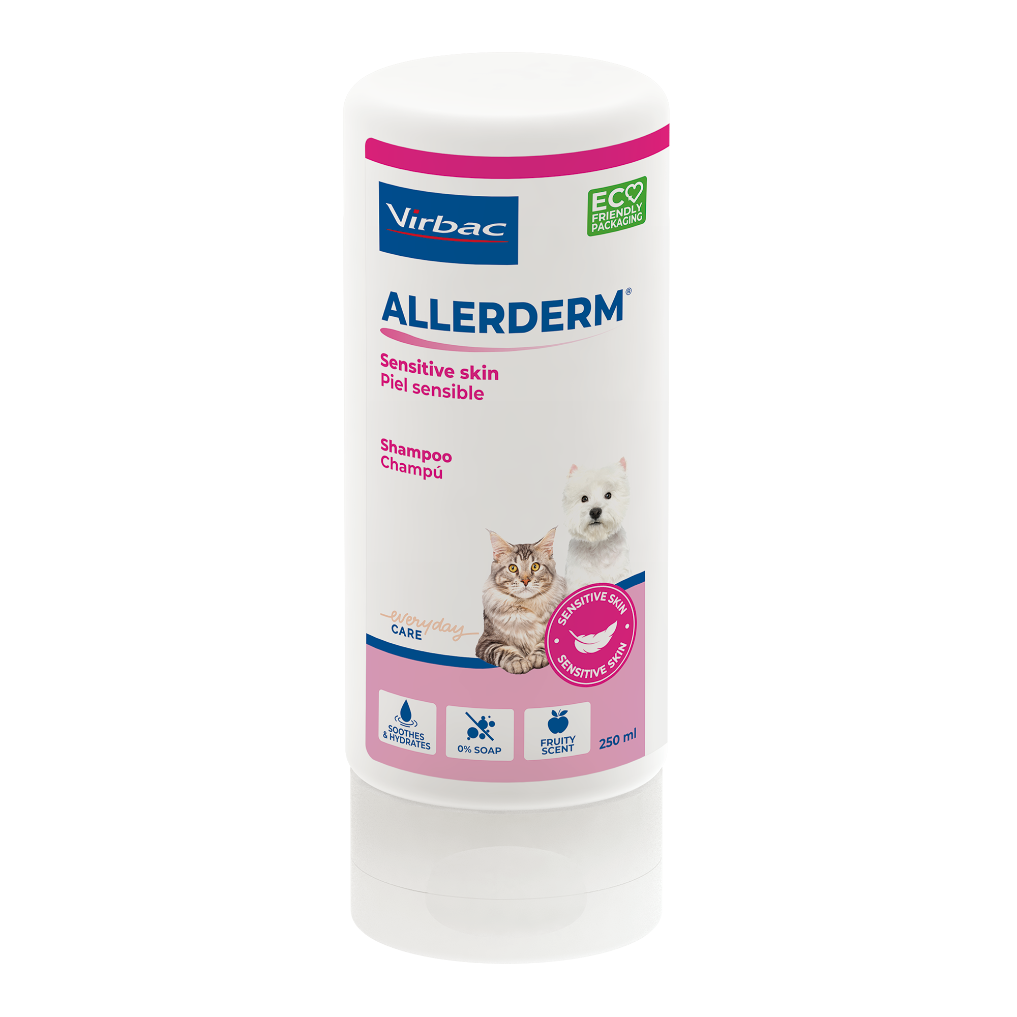 Virbac Allerderm Sensitive Skin Shampoo For Cats & Dogs 250ml
