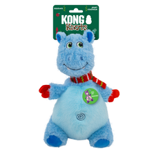 Load image into Gallery viewer, KONG Holiday Knots Belly Hippo Blue Medium/Large
