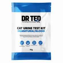 Load image into Gallery viewer, Dr Ted Cat Urine Test Kit: Hematuria/Blood 10g Sachets
