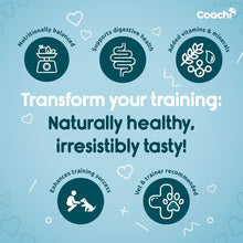 Load image into Gallery viewer, Coachi Natural Training Dog Treats Ocean Fish &amp; Sweet Potato Joint Care 100g
