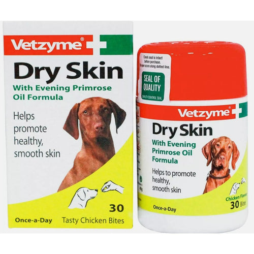 Vetzyme Dry Skin Tablets - 30 Tablets