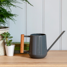 Load image into Gallery viewer, Burgon &amp; Ball Indoor Watering Can Charcoal

