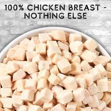 Load image into Gallery viewer, COOKHOUSE 100% Chicken Breast Freeze Dried Luxury Cat Treats - 170g Value Tub - 100% Natural - Grain Free - High Protein - Low Fat
