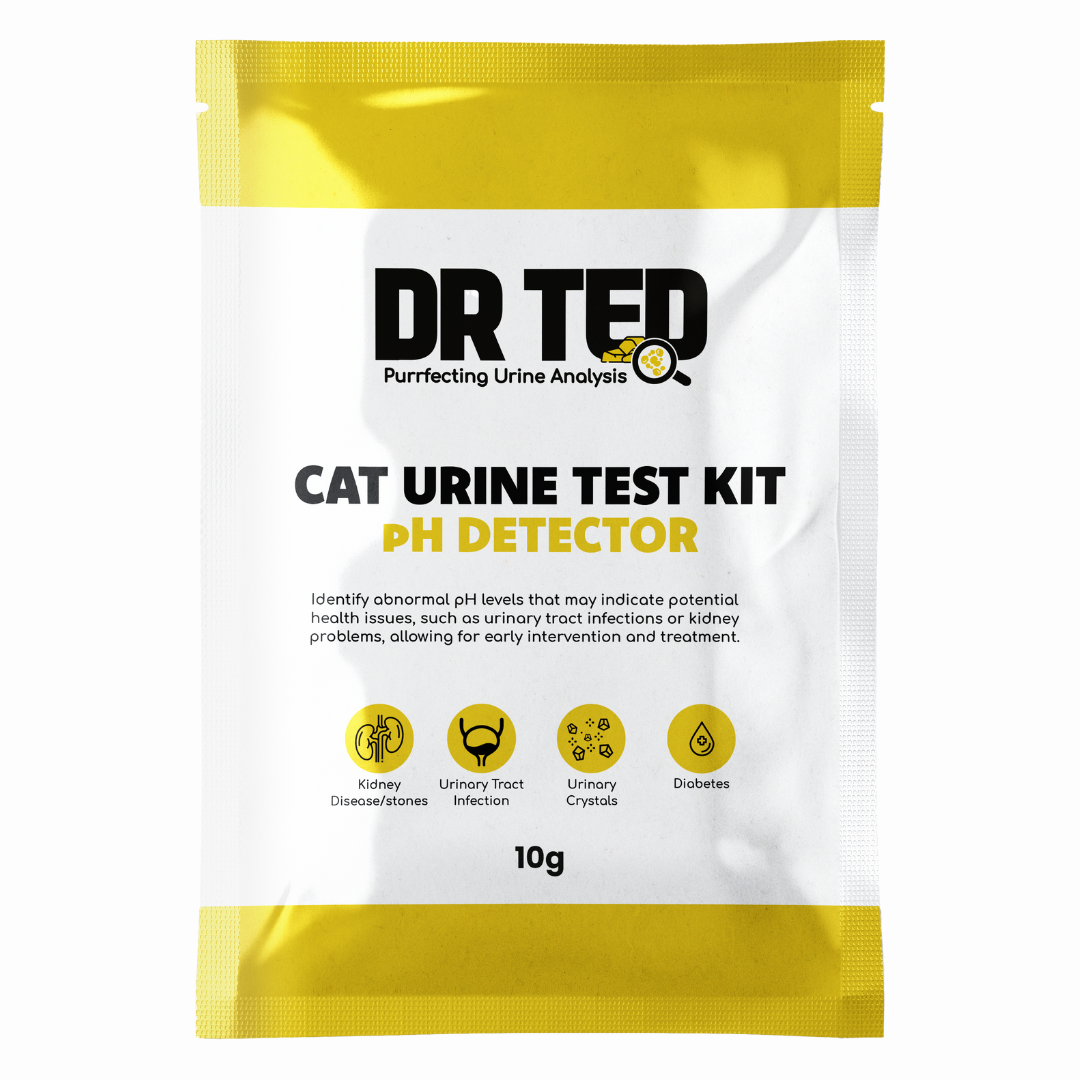 Dr Ted Cat Urine Test Kit: PH Detector 10g Sachets