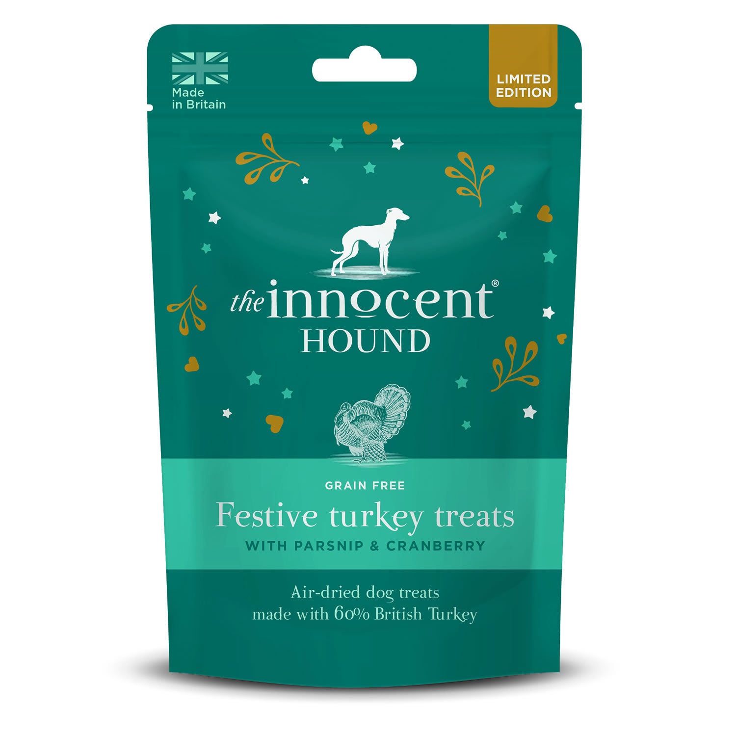 The Innocent Hound Festive Turkey Treats 70g