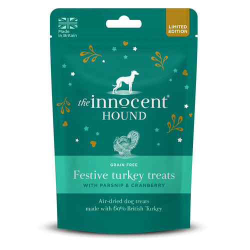 The Innocent Hound Festive Turkey Treats 70g