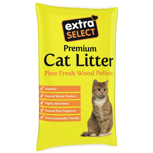 Extra Select Premium Wood Based Cat Litter 30ltr
