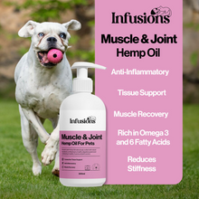 Load image into Gallery viewer, Infusions Muscle &amp; Joint Oil Salmon/Hemp For Cats &amp; Dogs 300ml
