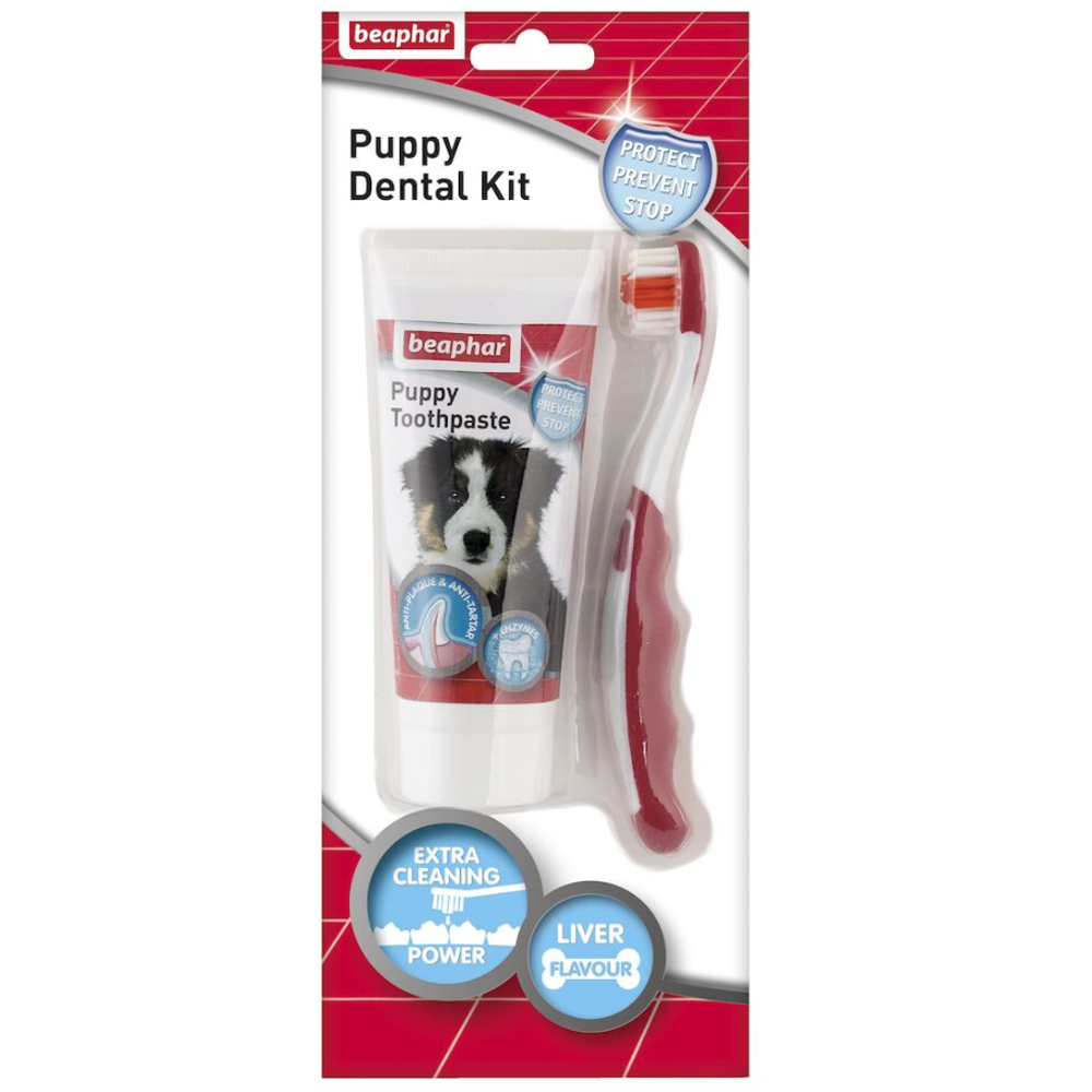 Beaphar Toothbrush & Toothpaste for Puppies