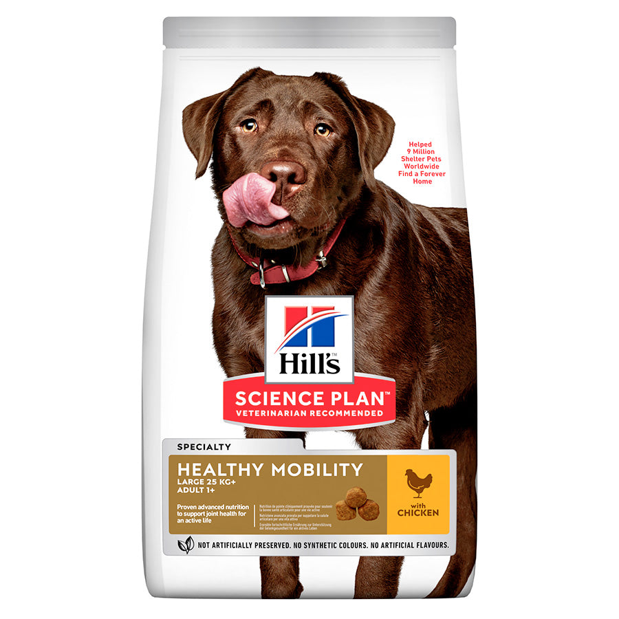 Hill's Science Plan Adult Healthy Mobility Large Breed Dry Dog Food Chicken Flavour 14kg