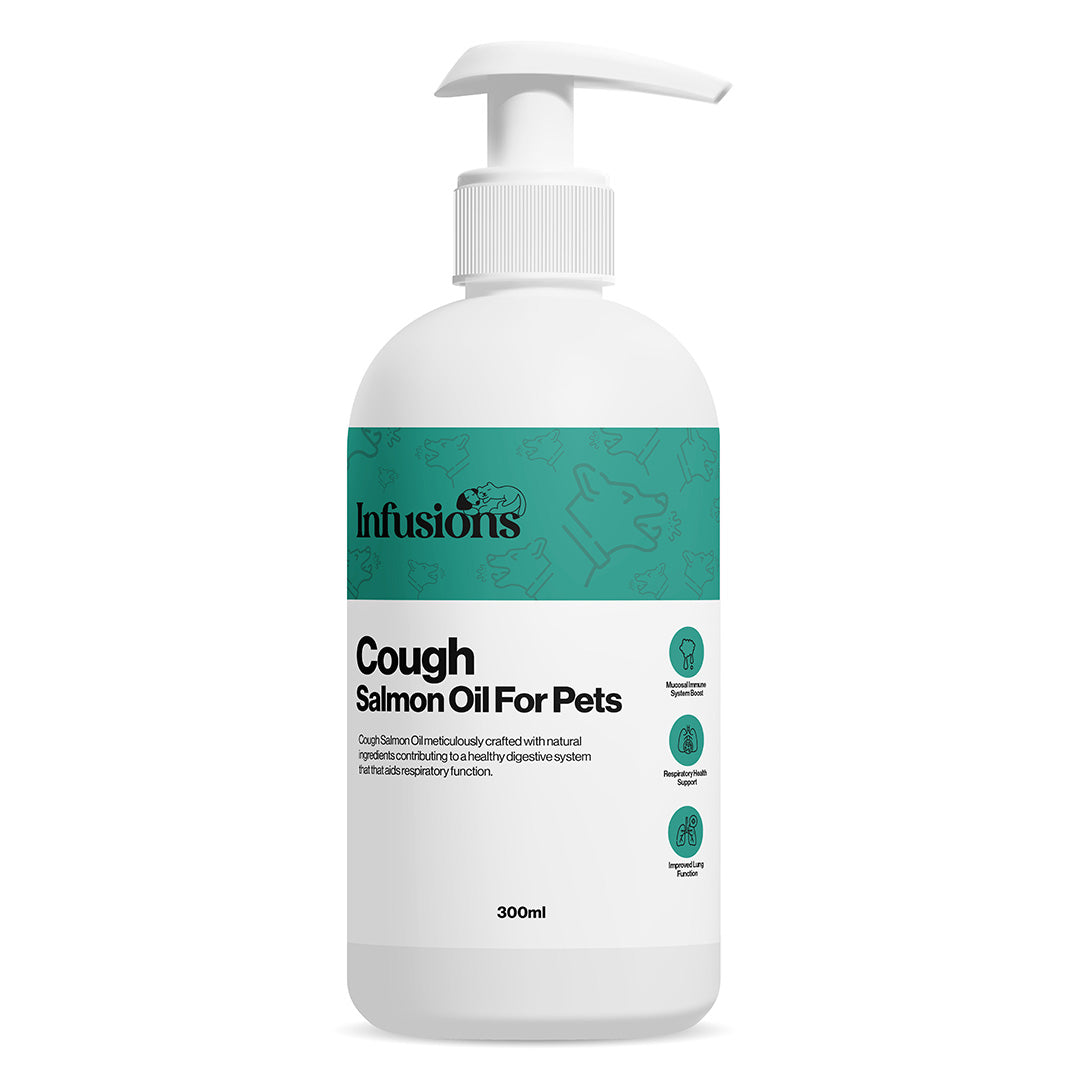 Infusions Cough Salmon/Hemp Oil For Cats & Dogs 300ml