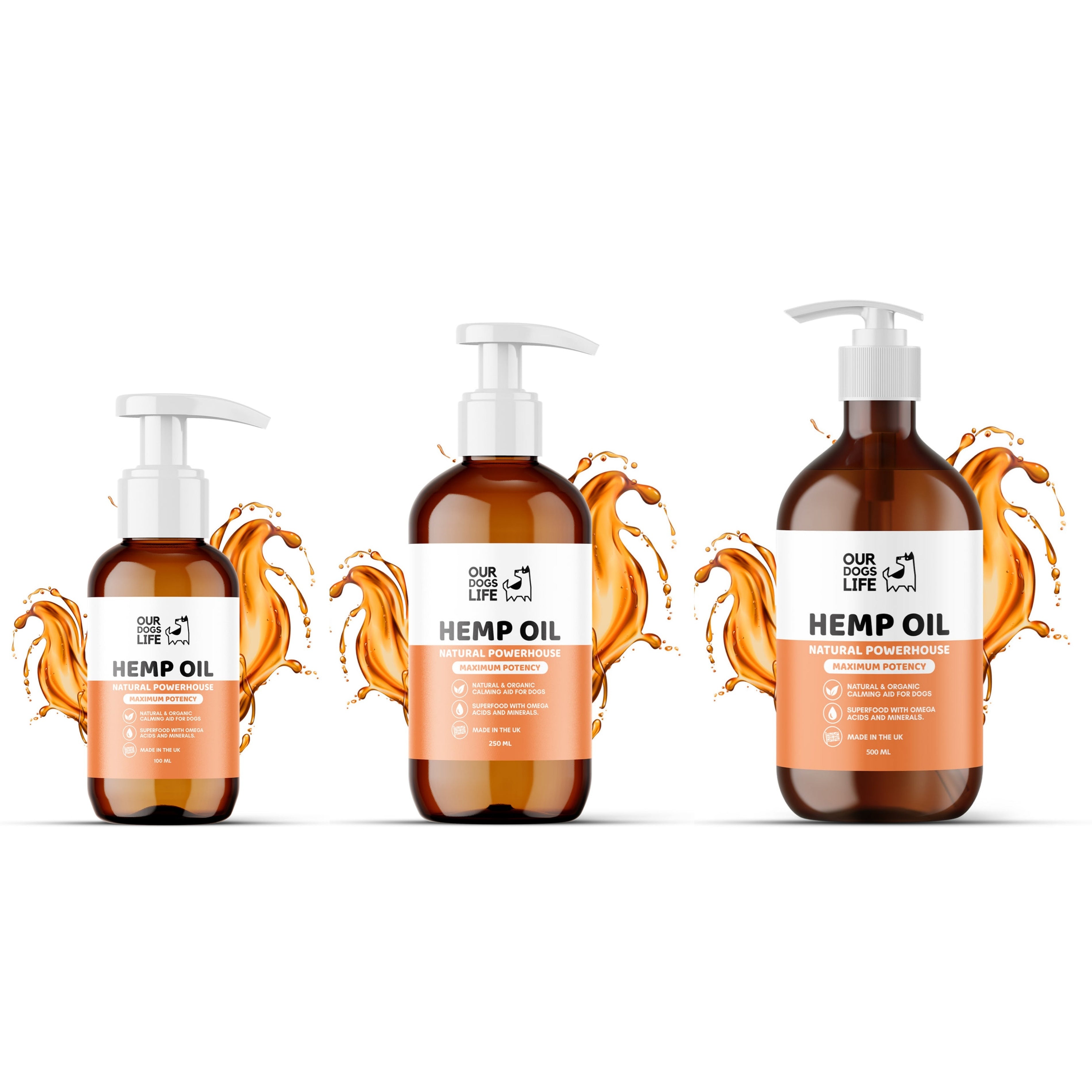 Our Dogs Life Hemp Oil Calming Aid For Dogs