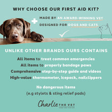 Load image into Gallery viewer, Charlie The Vet Pet First-Aid Kit

